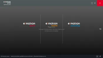 Website Screenshot: emotion Management GmbH - e|motion Group - e|motion - Date: 2023-06-22 15:11:13