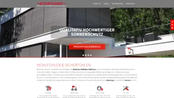 Website Screenshot: Remo ennemoser sonnen und wetterschutzanlagen - Ennemoser | Sonnen- und Wetterschutzanlagen - Date: 2023-06-22 15:00:26