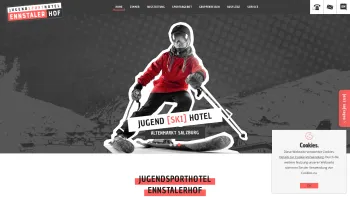 Website Screenshot: Jugend-Sporthotel Ennstalerhof - ☎️ 0043 6452 4870, JugendSPORThotel Ennstalerhof Altenmarkt - Date: 2023-06-22 15:00:26