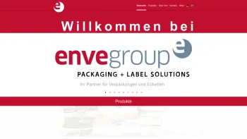 Website Screenshot: envegroup GmbH / PACKAGING SOLUTIONS - Date: 2023-06-14 10:47:27