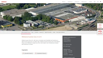 Website Screenshot: Enzesfeld-Caro Metallwerke AG - Wieland Austria Ges.m.b.H. - Date: 2023-06-14 10:37:18