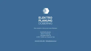 Website Screenshot: E R ELEKTROPLANUNG GMBH - Elektroplanung Dobernig - Date: 2023-06-22 15:15:41