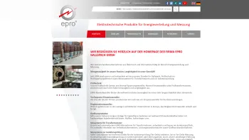 Website Screenshot: EPRO Gallspach GmbH - Startseite - EPRO Gallspach - Date: 2023-06-22 15:15:41