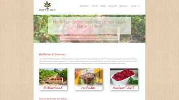 Website Screenshot: Wilhelm Hoffelner Erdbeeren - Hoffelner Erdbeeren - Hofladen, Erdbeerland - Date: 2023-06-22 15:00:29