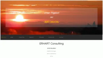 Website Screenshot: Erhart Rupert Dr. - ERHART Consulting - Date: 2023-06-14 10:39:40