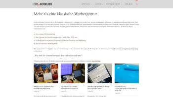 Website Screenshot: ERTL.WERBEGMBH
Wir sind die Generalisten mit den vielen Spezialisten! - ERTL.WERBEGMBH | Die Werbeagentur im Salzkammergut (Oberösterreich) für Kunden in ganz Österreich - Date: 2023-06-22 15:17:05
