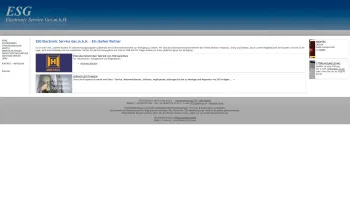 Website Screenshot: ESG - Electronic Service Ges.m.b.H. - ESG - Electronic Service GmbH - Service - Support - Sicherheit - Drucker - Kopierer - Display - Date: 2023-06-22 15:11:16