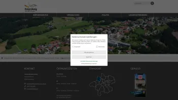 Website Screenshot: Gemeindeamt Esternberg RiS-Kommunal - Esternberg - GEM2GO WEB - Zentrum - Date: 2023-06-22 15:11:16