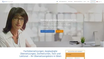 Website Screenshot: eurolanguage Fachübersetzungen GmbH - Übersetzungsbüro Wien | Übersetzungen Dolmetscher | eurolanguage - Date: 2023-06-22 15:11:16