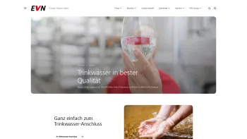 Website Screenshot: evn wasser - EVN Wasser | Ihr zuverlässiger Wasserversorger | EVN - Date: 2023-06-22 15:00:38
