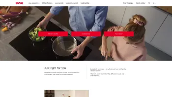 Website Screenshot: ewe Küchen Gesellschaft m.b.H. - ewe Küchen | Küchen aus Österreich | ewe ... und nicht irgendeine Küche - Date: 2023-06-15 16:02:34