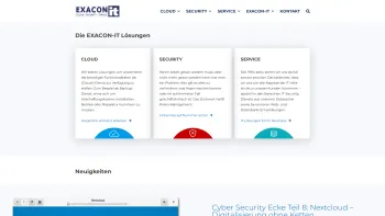 Website Screenshot: EXACON-IT THE SOLUTION COMPANY - Home — EXACON-IT - Date: 2023-06-22 15:00:38