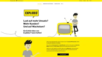 Website Screenshot: Explideo e.U. - Werbefilmproduktion für Wien und NÖ – Explideo® - Date: 2023-06-26 10:26:16