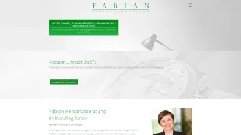 Website Screenshot: Fabian Personalberatung - Fabian Personalberatung | Fabian Personalberatung - Date: 2023-06-14 10:38:07