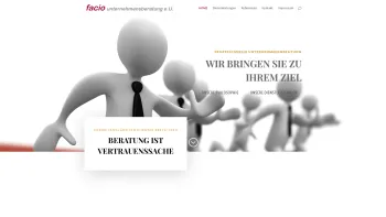 Website Screenshot: FACIO Unternehmensberatung Ges.m.b.H. - Facio | Facio Unternehmensberatung - Date: 2023-06-22 15:00:41