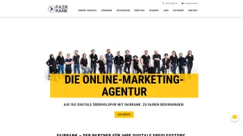 Website Screenshot: rankingCoach - Online Marketing von der Digitalagentur in Köln - Fairrank - Date: 2023-06-22 15:11:19