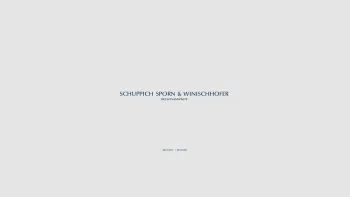Website Screenshot: Schuppich Sporn & Winischhofer Rechtsanwälte - SCHUPPICH SPORN & WINISCHHOFER - Date: 2023-06-22 15:11:19