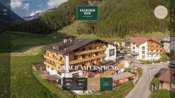 Website Screenshot: Hotel Falknerhof - Hotel Falknerhof - Niederthai im Ötztal - Date: 2023-06-15 16:02:34