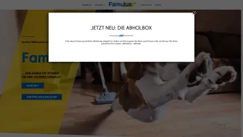 Website Screenshot: FAMULUS GmbH - Zentralstaubsauganlagen, Industriestaubsauger - Ihr Spezialist für Industrie-, Nass- & Trockensauger - Famulus - Date: 2023-06-22 15:17:05
