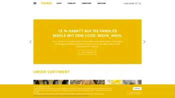 Website Screenshot: Ölmühle Fandler GmbH - Ölmühle Steiermark | Bio Naturöle, Speiseöle & Pflanzenöle - Fandler - Date: 2023-06-22 15:17:05