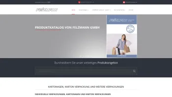 Website Screenshot: www.felzmann.at - Kartonagen, Verpackung, Taschen und Beutel aus Karton, Papier, Baumwolle udgl. - Date: 2023-06-22 15:00:49