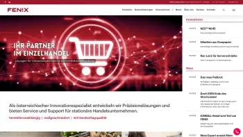 Website Screenshot: FENIX Handels GmbH - FENIX - Professionelle Warensicherung und Warenauszeichnung - Date: 2023-06-14 16:35:05