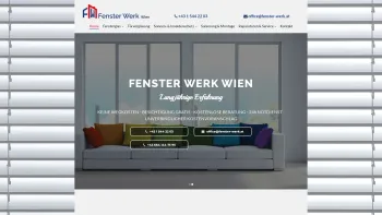 Website Screenshot: FENSTER-WERK - Reparatur und Service von Fenster-Werk in Wien, Niederösterreich und Burgenland - Date: 2023-06-22 15:00:49
