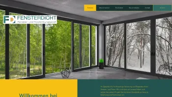 Website Screenshot: FD-FENSTERDICHT - Fensterdicht | Ihr Spezialist für Fenster und Türen - Date: 2023-06-26 10:26:17