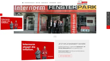 Website Screenshot: Fensterpark GmbH - Home - Fensterpark - Fenster, Türen, Sonnenschutz - Date: 2023-06-22 15:00:49