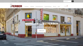 Website Screenshot: Elektro Ferber - Ferber > das Elektrofachgeschäft - Date: 2023-06-15 16:02:34