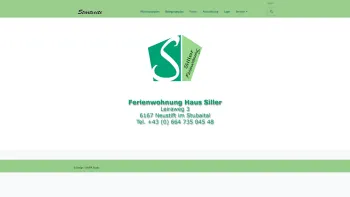 Website Screenshot: Ferienwohnung Maria Siller Neustift - raipa-studio-telfs: Ferienwohnung Siller Neustift - Date: 2023-06-22 15:13:25