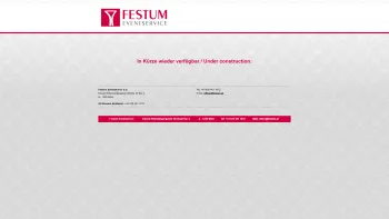 Website Screenshot: Festum Eventservice - Festum Eventservice - Date: 2023-06-22 15:13:25
