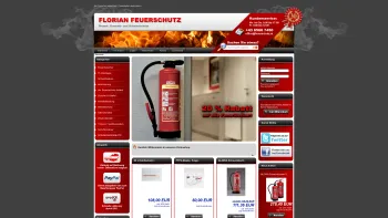 Website Screenshot: Florian Feuerschutz Online Shop Feuerlöscher Berufsbekleidung Brandschutz - Florian Feuerschutz GmbH - Date: 2023-06-14 10:39:48