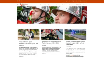 Website Screenshot: Freiwillige Feuerwehr Traun - Freiwillige Feuerwehr der Stadt Traun - Date: 2023-06-22 15:00:53
