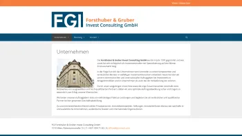 Website Screenshot: Forsthuber & Gruber Immobilienconsulting GmbH, Zinshausanteile, Immobilienmakler, Bauträger-G - FGI – Forsthuber & Gruber Invest Consulting GmbH - Date: 2023-06-22 15:00:53