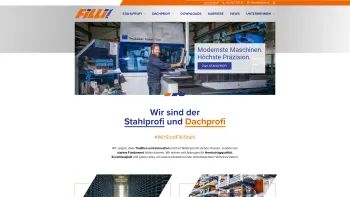 Website Screenshot: Filli Stahl GesmbH - Startseite - Wir sind Filli Stahl - Date: 2023-06-14 10:39:51
