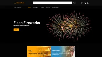 Website Screenshot: FLASH fireworks - Flash Fireworks – Pyro- & Eventtechnik - Date: 2023-06-15 16:02:34
