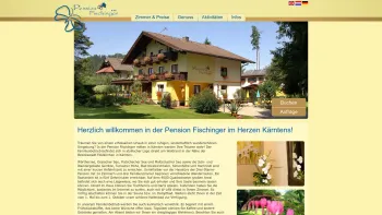 Website Screenshot: Pension Fischinger - Startseite - Date: 2023-06-22 15:11:27