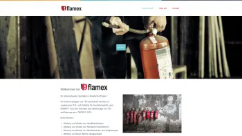 Website Screenshot: Flamex Brandschutztechnik - Flamex GmbH Home - Date: 2023-06-14 10:39:51