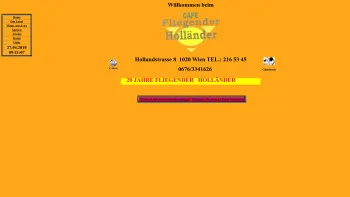 Website Screenshot: Restaurant Fliegender Holländer - Neue Seite 1 - Date: 2023-06-22 15:00:59