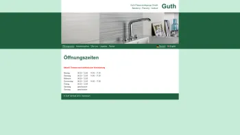 Website Screenshot: Guth Gerhard - Fliesenverlegung - Öffnungszeiten - Guth Fliesenverlegungs GmbH - Date: 2023-06-22 15:00:59