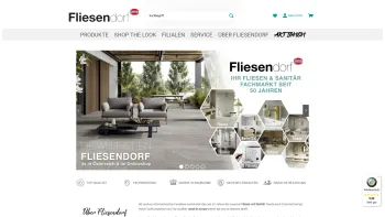 Website Screenshot: Fliesendorf Fliesen Sanitär Fachmarkt - Fliesen, Wandfliesen, Bodenfliesen, Badfliesen - jetzt online kaufen - Fliesendorf | Fliesendorf - Online-Shop - Date: 2023-06-22 15:01:00