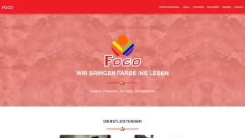 Website Screenshot: www.foco.at - Foco - Malerei, Fassaden, Schriften, Sandstrahlen - Patergassen - Date: 2023-06-22 15:01:03