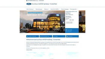 Website Screenshot: Autohaus Käfer GmbH & Co KG Hartberg & Fürstenfeld - Willkommen bei Autohaus Käfer GmbH & Co KG | Ihr Ford-Partner in Hartberg - Date: 2023-06-22 15:01:03