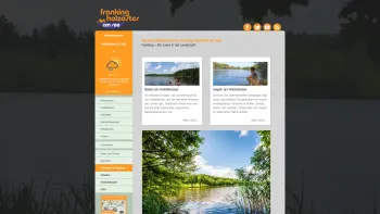 Website Screenshot: Tourismusverband Franking-Holzöster - Urlaub und Erholung in Franking - Holzöster am Holzöstersee in Oberösterreich - Date: 2023-06-22 15:01:06