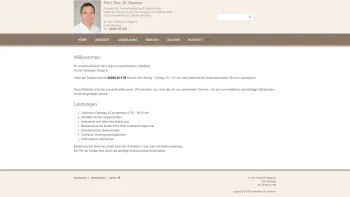 Website Screenshot: Prim. Doz. Dr. Andreas Brunner Facharzt für Gynäkologie und Geburtshilfe - Frauenarzt Dr. Brunner: Home - Date: 2023-06-22 15:11:37