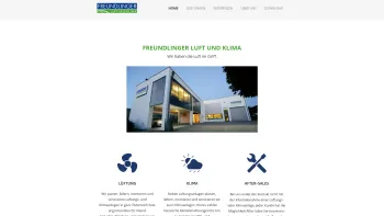 Website Screenshot: Freundlinger Luft und Klima GmbH - Startseite - Freundlinger Luft und Klima GmbH - Date: 2023-06-22 15:01:11