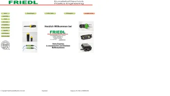 Website Screenshot: Friedl Kunststofftechnik GmbH - Friedl-Kunststofftechnik - Date: 2023-06-22 15:01:11