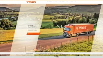 Website Screenshot: Frikus Kraftwagentransport und Speditionsges.m.b.H - Frikus - FRIKUS Transportlogistik GmbH - Date: 2023-06-14 10:39:57