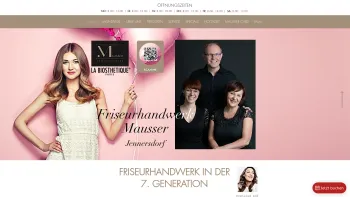 Website Screenshot: Friseurhandwerk Mausser - Home | Friseur Mausser | Burgenland - Date: 2023-06-14 10:40:00